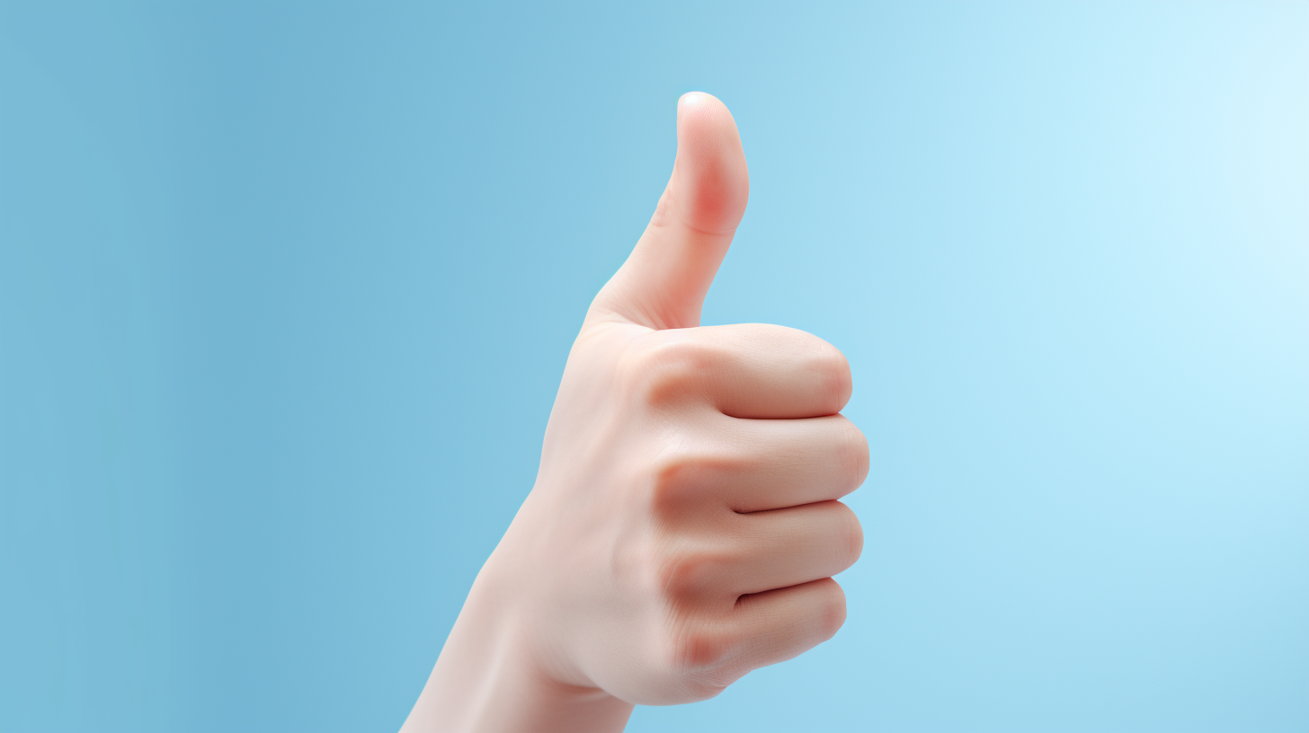 teamsnabble_picture_of_Thumbs_up_in_bright_white_colors_with_a__097c2880-fdbe-4eec-9bb5-628e69b2b715